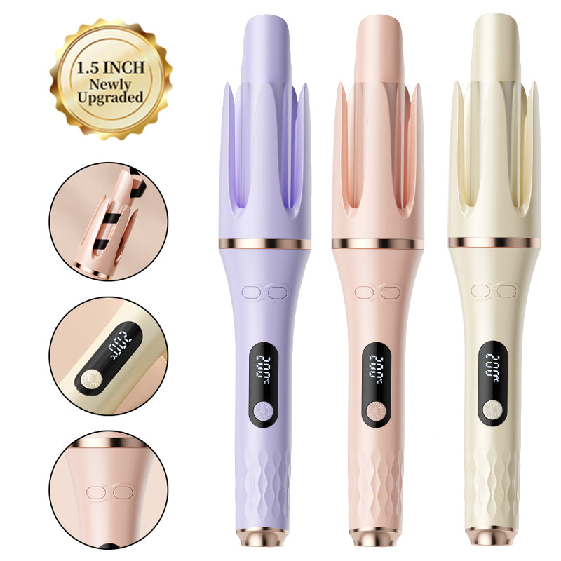 Auto Hair Curler,Auto Curling Iron with 4 Mode,28mm Barrel Rotating Curling Wand