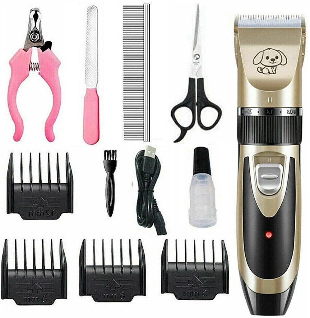 Professional Low Noise Dog & Cat Shaver Clippers USB Dog Hair Trimmer Clippers Set #3