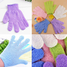 Load image into Gallery viewer, 2-Pair  Exfoliating Spa Bath Gloves Shower Soap Clean Hygiene Wholesale Lots
