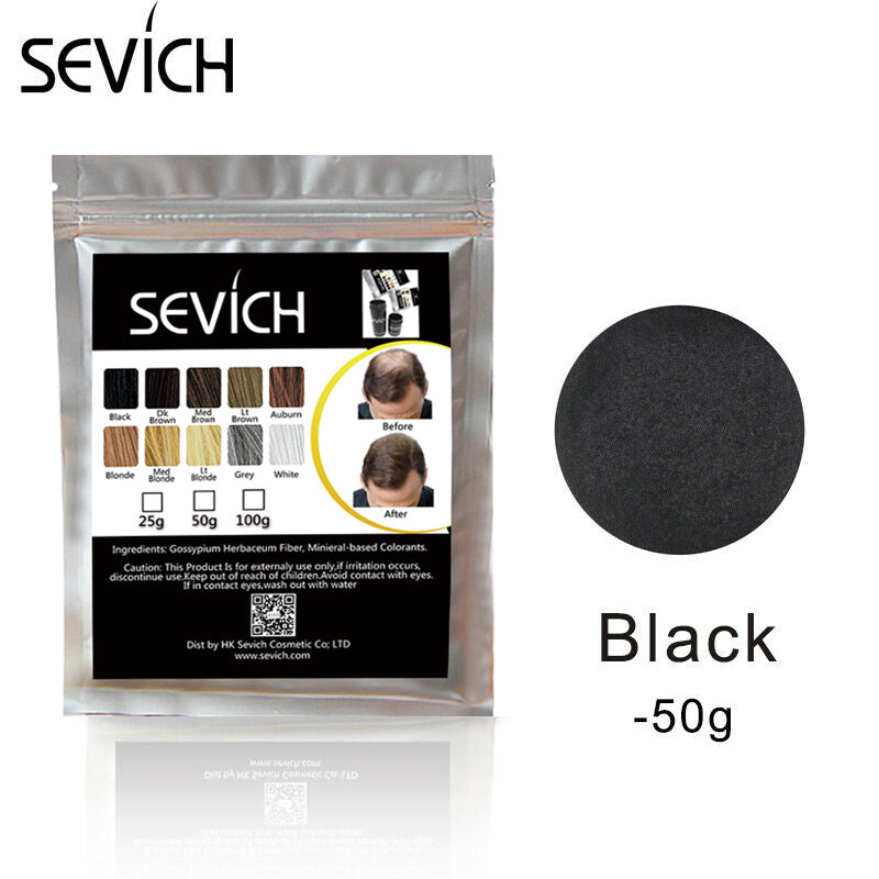 Black Friday Sale: 1-2 Pack Sevich Refill Hair Building Fibre Powder 50g Pack Refill for Toppik Caboki Xfusion