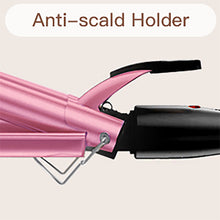 Load image into Gallery viewer, Boutique Bestope Triple 3 Barrel Ceramic Hair Crimper Iron Curling Curler Waver Tool
