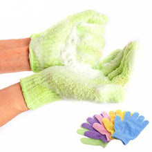 Load image into Gallery viewer, 2-Pair  Exfoliating Spa Bath Gloves Shower Soap Clean Hygiene Wholesale Lots
