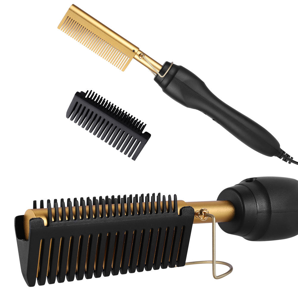 Boutique Hot Comb Hair Straightener - Electric Straightening Comb