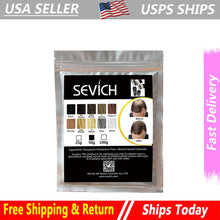 Load image into Gallery viewer, Black Friday Sale: 1-2 Pack Sevich Refill Hair Building Fibre Powder 50g Pack Refill for Toppik Caboki Xfusion
